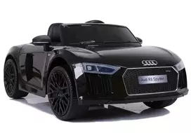 Lean Cars Didelis Audi R8 elektrinis važiuojamasis automobilis JJ2198 juodas