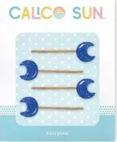 Calico Sun Sophia plaukų klipai - Mėnulis 4vnt.