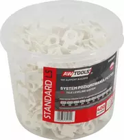 AW-Tools Plytelių lygio indikatorius AWTools AW30381; 2 mm; 7-15 mm; 400 vnt.