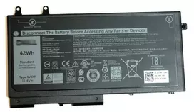 Dell 42 Wh 3 celių ličio jonų akumuliatorius