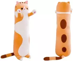 Pliušinis žaislas katinas rudas, 70 cm