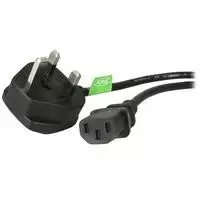 Maitinimo kabelis StarTech StarTech BS13U-1M-POWER-LEAD maitinimo kabelis juodas BS 1363 C13 skydelis