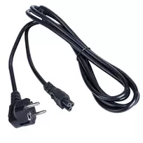 IEC C5/IEC C7 maitinimo laidas su dobilo lapo formos išvestimi - 3 m juodas - Akyga AK-NB-10A