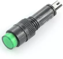 Oem Indikatorius 12V DC - 8mm - žalia