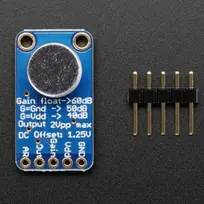 MAX9814 mikrofono modulis su stiprintuvu - Adafruit