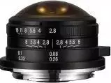 LAOWA Venus Optics 4 mm f/2.8 Fisheye Micro 4/3 objektyvas