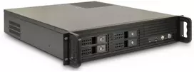 Inter-Tech IPC 2U-2504, Server-case - juodas, 2 Hheneinheiten