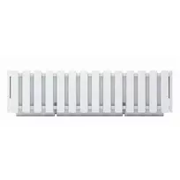 Gėlių vazonas Prosperplast Boardee Fencycase DDEF600-S449, baltas