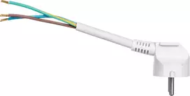 Emos Jungiamasis kabelis H05VV-F 3x1.5 3m, baltas S14323 - S14323