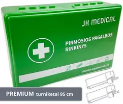 Jk Medical 2023m. Liepos 1d. atnaujintos sudėties Pirmosios pagalbos rinkinys, vaistinėlė