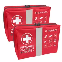 Jk Medical 2023m. Liepos 1d. atnaujintos sudėties Pirmosios pagalbos rinkinys, vaistinėlė 2 vnt.