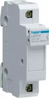Hager Modulinis saugiklio pagrindas PV 1P 10x38mm 32A 1000V DC L501PV