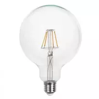 V-tac 10W LED filamentinė lemputė, G125, E27, 3000K
