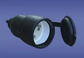 Elektro-Plast Nešiojamas guminis lizdas 16A 2P+E 230V IP44 (51.70)
