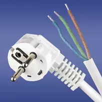 Elektro-Plast Jungiamasis kabelis su baltu 3 x 1mm dydžio kampu (51.929)