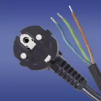 Elektro-Plast Jungiamasis kabelis su juodu 3 x 1,5mm 3m (51.937)