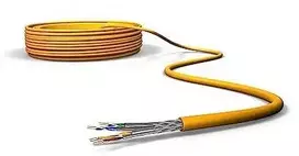 Draka instaliacinis kabelis UC1500 HS22, Cat 7A, S/FTP, PiMF, oranžinis, 100 m žiedas