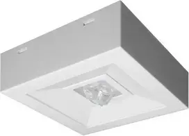 AWEX avarinis šviestuvas LED 3W 1h LOVATO N ECO LED 3W (koridorinė optika) vienos paskirties balta LVNC/3W/ESE/X/WH - LVNC/3W/ESE/X/WH