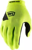 Dviračių ir motokroso pirštinės 100% Ridecamp Fluo Geltona
