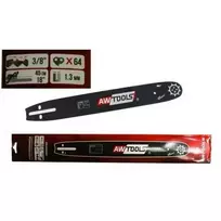 AW-Tools AWTOOLS PJŪKLŲ KREIPIKLIS 45 cm 64/3/8"/1.3 mm / Juodas LINE