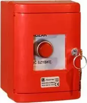 Spamel 22 mm valdymo mygtukas raudonas su 1R grįžimu (SP22- KC- 01)