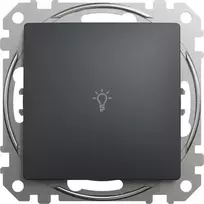 Schneider Electric Sedna Design & elementai Lengvas mygtukas juodas antracitas SDD114132