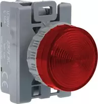 Spamel Signalinė lemputė 22 mm raudona (SP22- LC- 230- BA9S.)