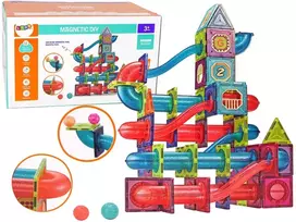 Lean Toys Magnetinis 3D konstruktorius LeanToys, 145 d.