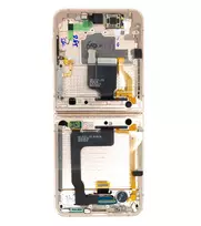 Dėklas LCD ekranas + Touch + priekinis dangtelis Samsung F721 Galaxy Z Flip 4 5G Rožinė (Paslaugų paketas)