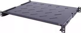 Securitynet TKH Reguliuojama lentyna 19 colių 1U gylio 350-450mm 4 taškų tvirtinimas CCAS-P-350