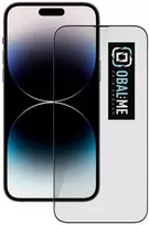 OBAL:ME 5D apsauginis stiklas telefonui iPhone 14 Pro Max Juodas