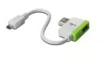 DIGITUS Micro USB charging cable incl. USB hub DA-70218