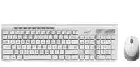Genius SlimStar 8230 komplektas belaidė klaviatūra CZ/SK, balta su belaidė optinė pelė, 1x AA, 1x AA, classic, Dual-Mo