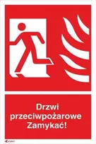 ANRO Plokštė Ugniai atsparios durys uždarytos 150 x 205mm (30P / F1 / FS)