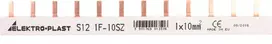 Elektro-Plast Dabartinis geležinkelio tipas PIN 3P 10Mm2 63A 54 pin ISS10 / 3F / 54 (45.234)