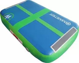 Trampolinas Master AirBlock Gimnastinis kilimėlis MASTER batutas 60 x 100 x 20 cm Mėlyna žalia
