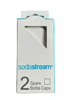 Sodastream plastikinių butelių dangtelių rinkinys 2 vnt., baltos spalvos