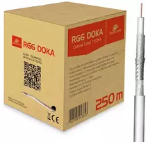 Kabelis RG6 Spacetronik DOKA 4K 113 CU Trishield 250