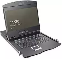 Spinta Digitus DIGITUS Prof.Mod.Konsole19" TFT 8-Port Cat.5 KVM TP Vokiečių k.