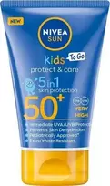 Nivea NYVA _ Sun vaikai apsaugoti & amp; Priežiūra 5in1 SPF50 + apsaugos nuo saulės priemonė vaikams 50ml