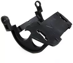 BMW E60 E61 priekinių žibintų valytuvo atraminis rėmelis dešinėje pusėje originalus 51117896602