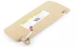 BMW E84 apsauginis skydelis nuo saulės su veidrodėliu kairėje Original 51167252055