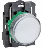 Schneider Electric 22mm baltos spalvos signalinė lemputė 24V AC / DC XB5AVB1