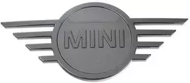BMW MINI Juodas MINI BONNET BADGE EMBLEMA 51149880863 Originali