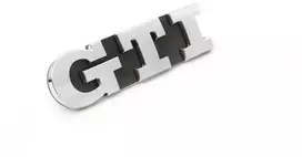 VAG VW Golf MK7 GTI priekinių grotelių emblema chromuota originali 5G0853679QIDJ
