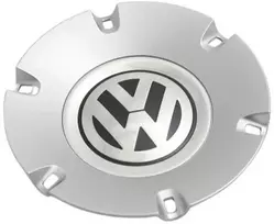 VAG VW Eos Passat B6 B7 06-11 Ratų centro stebulės dangtelis Diamond Sidabrinis Genuine 3C0601149QTJY