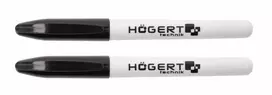 GTV HOGERT MARKERY PERMANENTNE Juoda 2vnt..