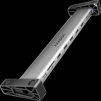AXAGON HMC-10HLS, USB 5Gbps hub, 4x USB-A, HDMI 4K/60Hz, RJ-45, SD/Micro SD, PD 100W, 25cm USB-C cable