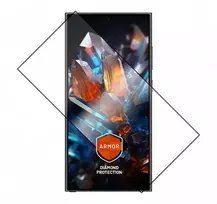 Fixed Premium grūdintas stiklas ochronne FIXED Armor su aplikatorem do Samsung Galaxy S24 Ultra juoda