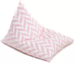 Vaikiškas sėdmaišis Wigiwama Rožinė Herringbone